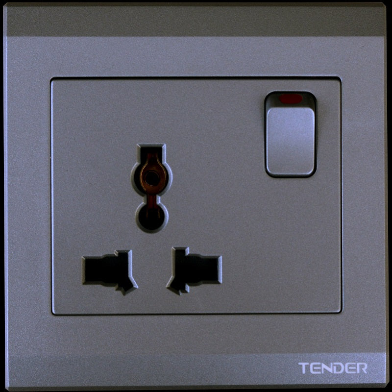 TENDER Dark Color Switch & Socket