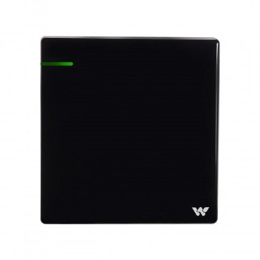 Walton Crystal Glass Black Switch & Socket