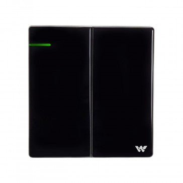 Walton Crystal Glass Black Switch & Socket