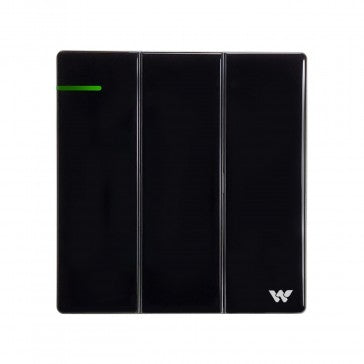 Walton Crystal Glass Black Switch & Socket