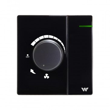 Walton Crystal Glass Black Switch & Socket