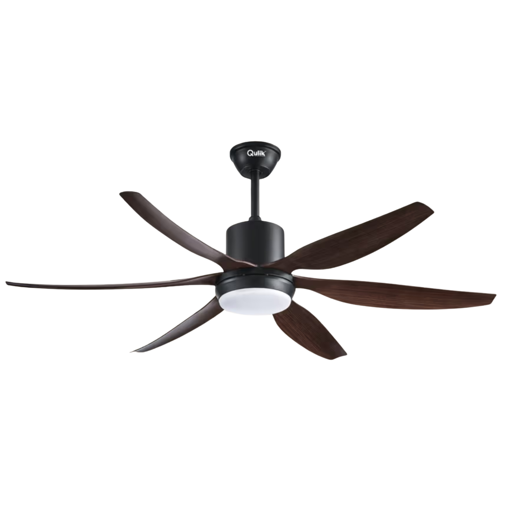Qulik Silex Modern Decorative Silent ABS Blade  Under Light with Remote Ceiling Fan