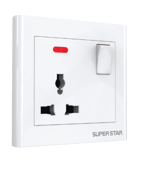 Super Star Mirror Series Switch Socket