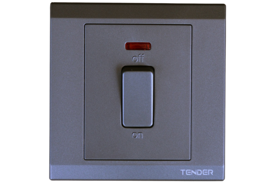 TENDER Dark Color Switch & Socket