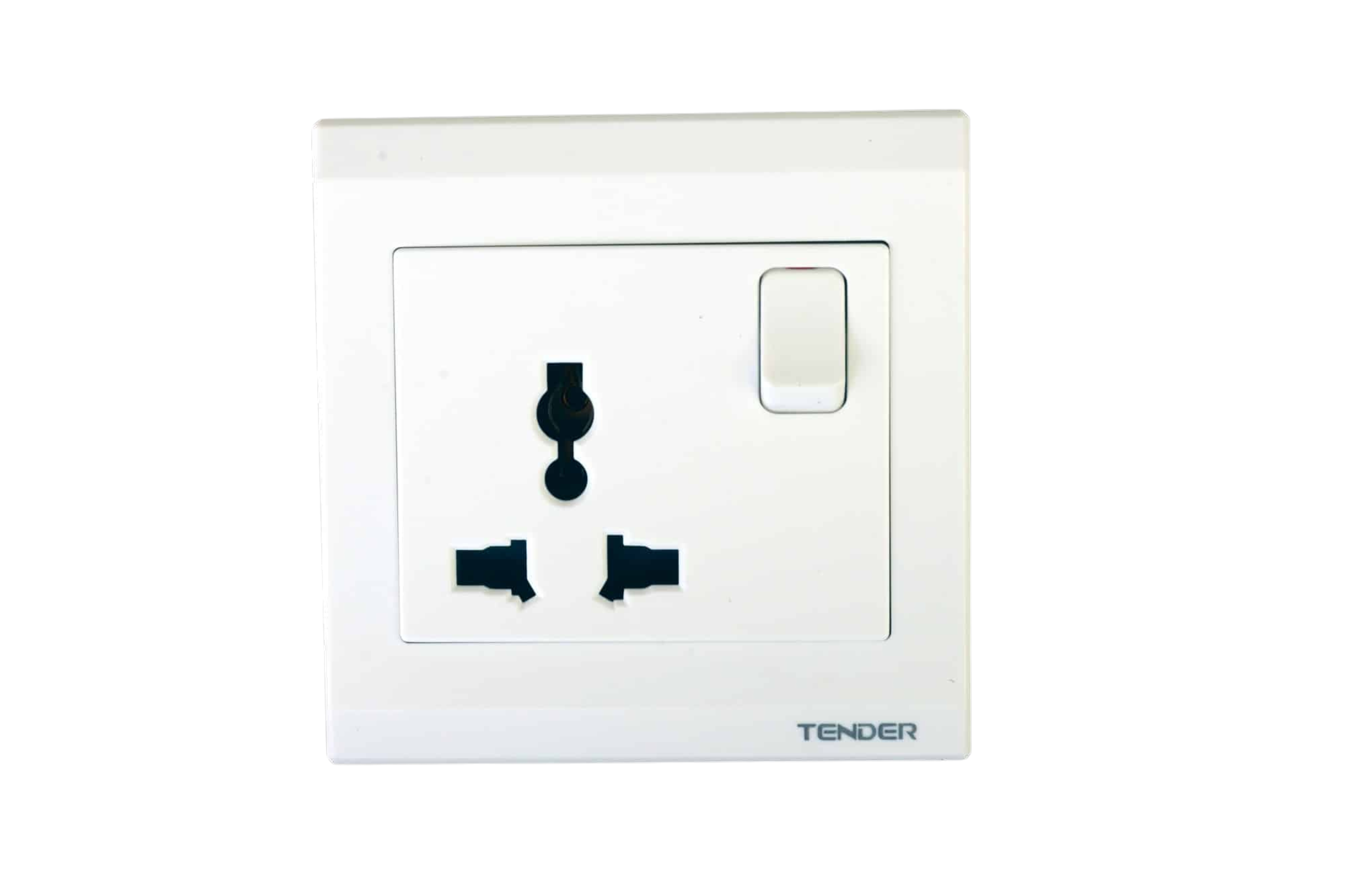 TENDER Off White Switch & Socket