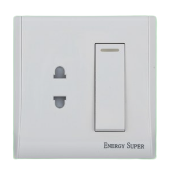 Energy Super Off White Switch & Socket