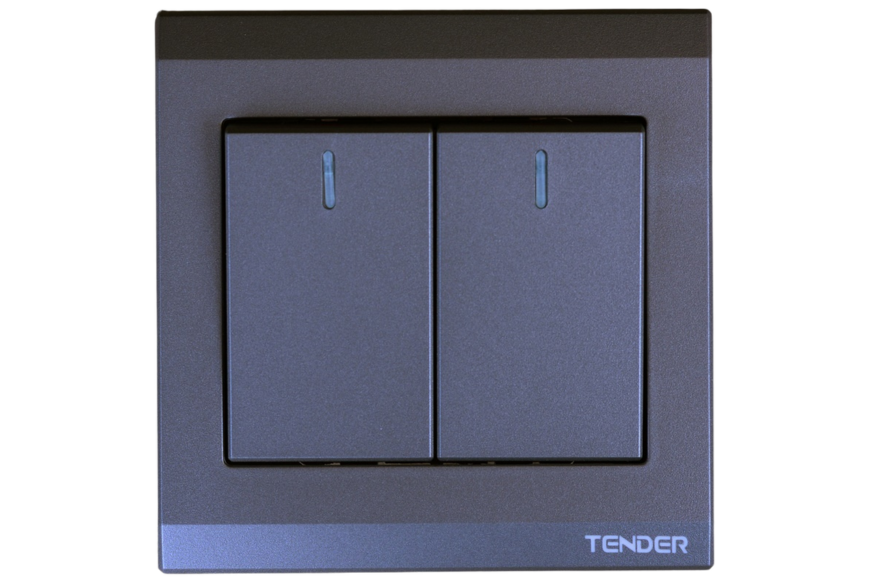 TENDER Dark Color Switch & Socket