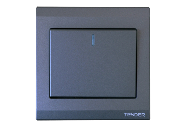 TENDER Dark Color Switch & Socket