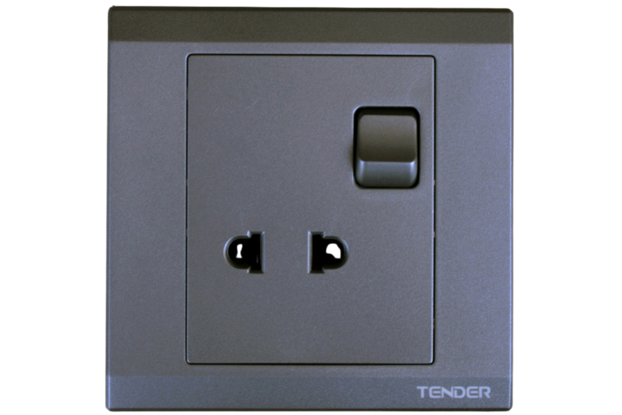 TENDER Dark Color Switch & Socket